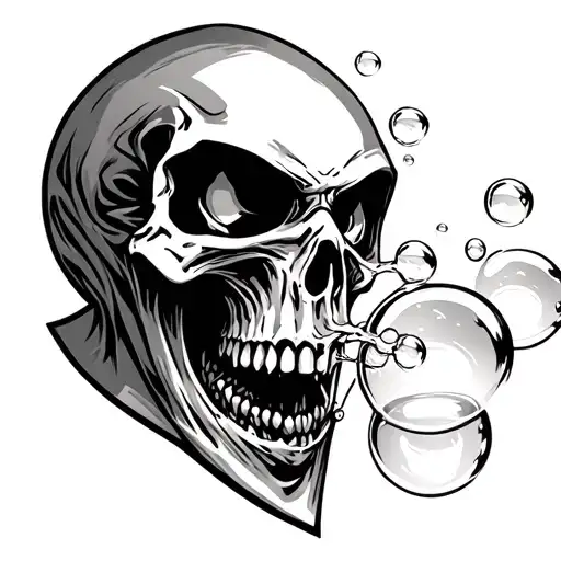 Reaper Blowing Bubbles