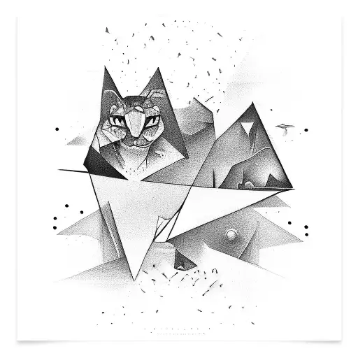 An Artistic Representation Of Empathy Through Abstract Shapes And Colors