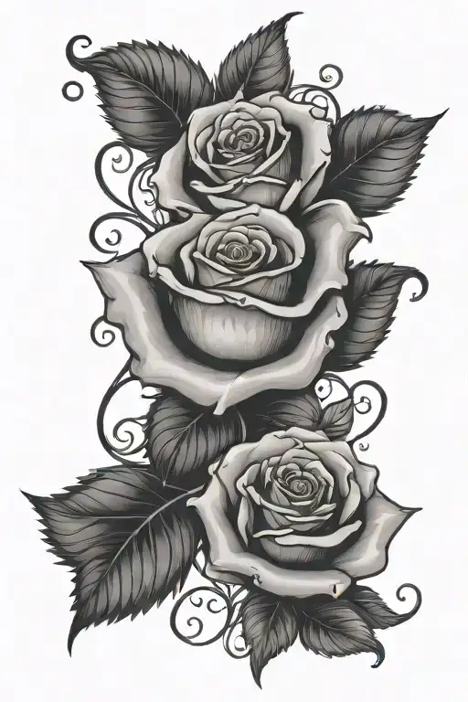 Black Veil Brides Logo And Rose