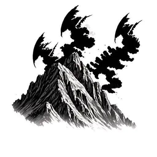 Mountians With The Roman Victory Leurels