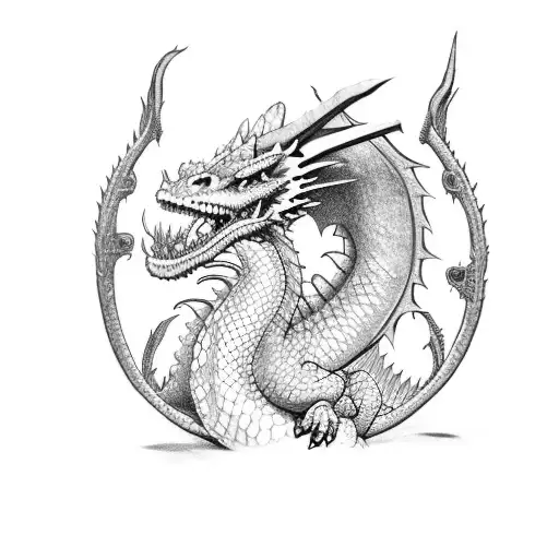 A Dragon With Rifle
