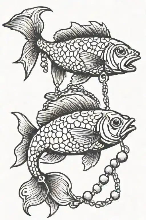 Rosary In The Shape Of A Fish