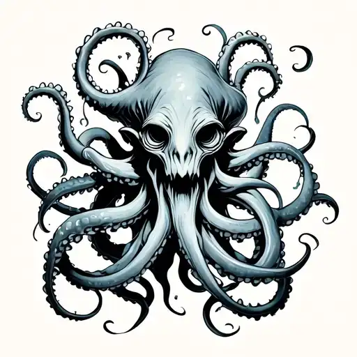 Call Of Chthulu Quote With Tentacles Wrapping