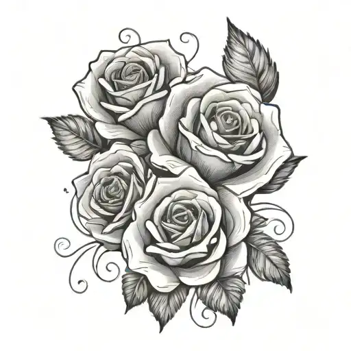 Rose Names Written In Pedal