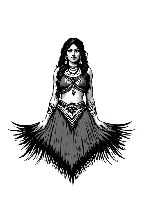 Woman New Mexico Culture Tattoo That Includes