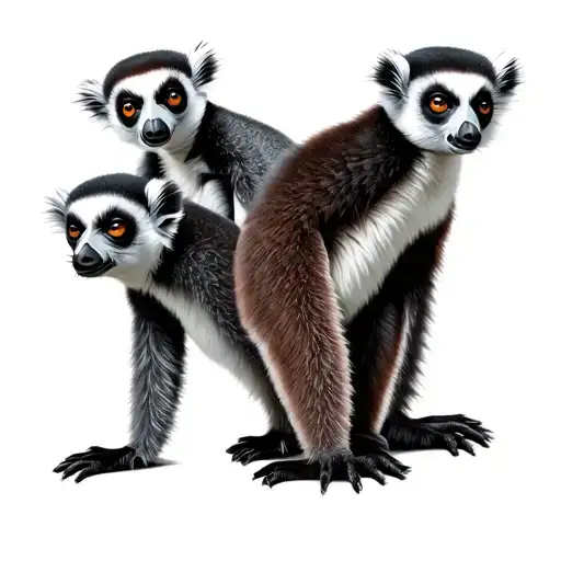Group Of Lemurs