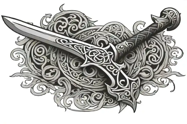 Tribal Sword Celtic