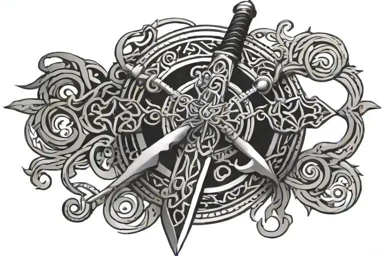 Tribal Sword Celtic