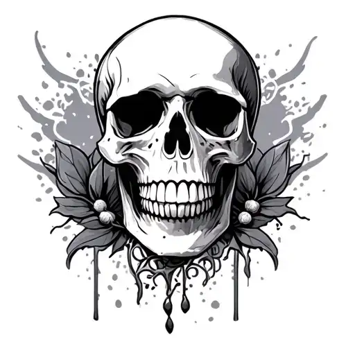 Skull Simple Outline