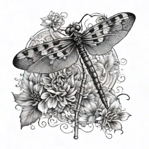 Dragonfly Dog Print Inside