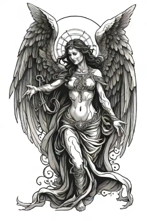 Seraphim Angel Geo Patern