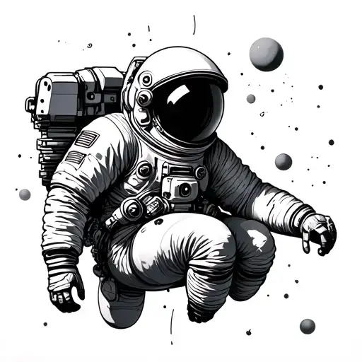 Antigravity And Astronaut