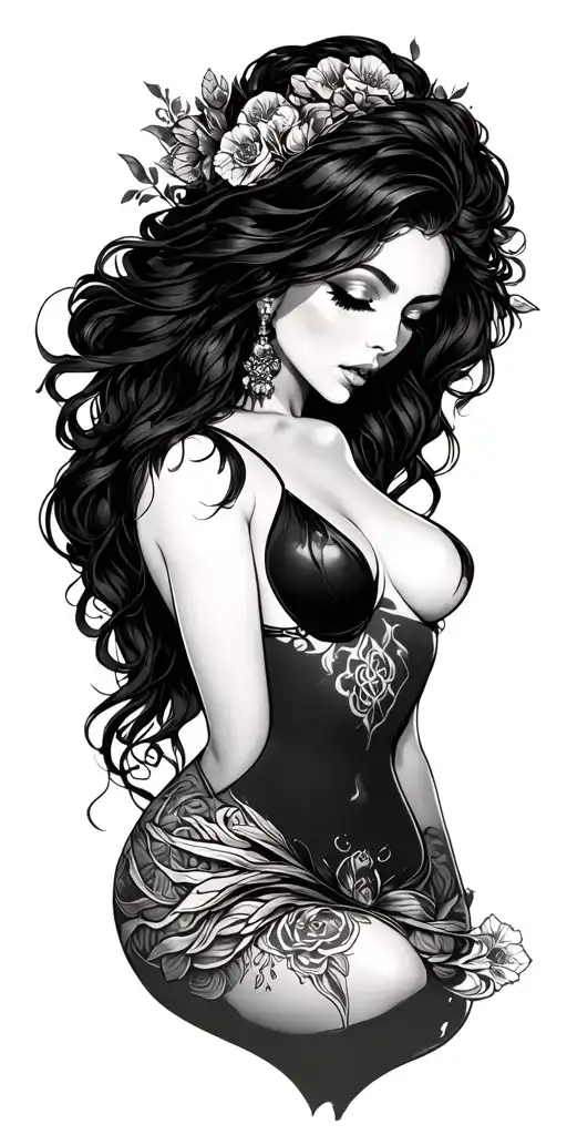 Sexy Goddess Surrounded