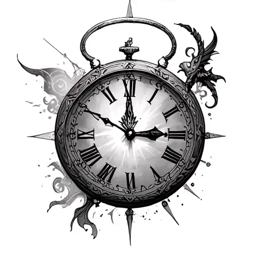 Sorcerer Manipulating Time Clock