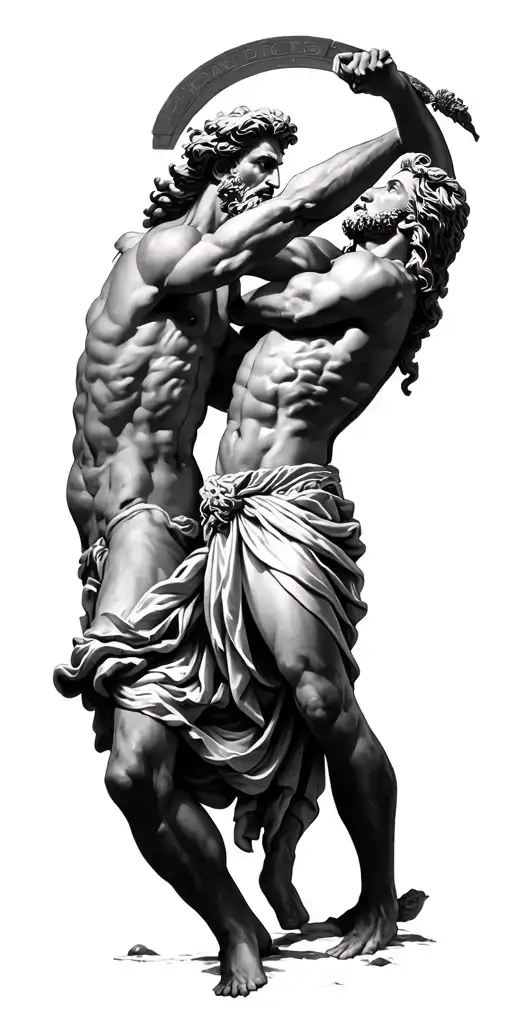 Zeus And Poseidon Fighting