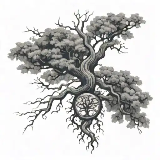 Poison Tree And Tree Of Life Intertwined