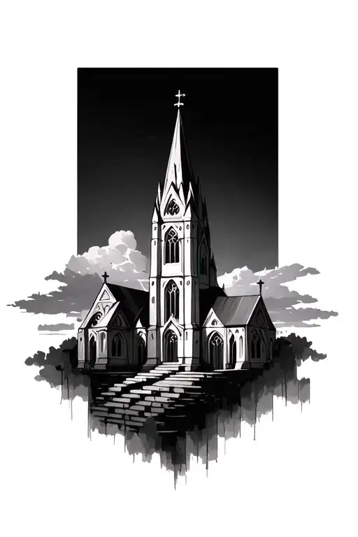 Black And Grey Cathedral