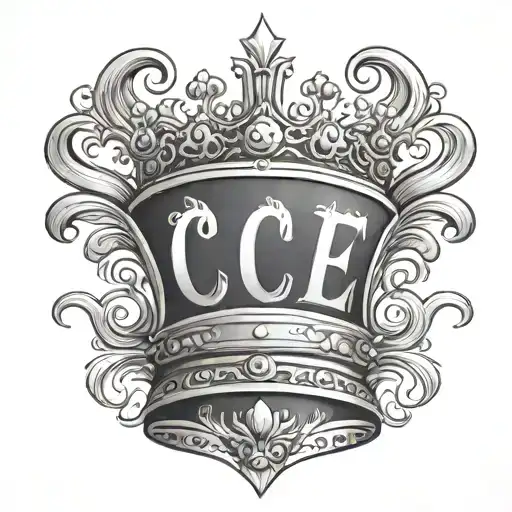 Letters Cts With A Crown Aboe The C