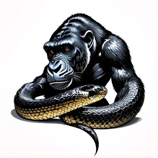 Gorilla Snake Jaguar