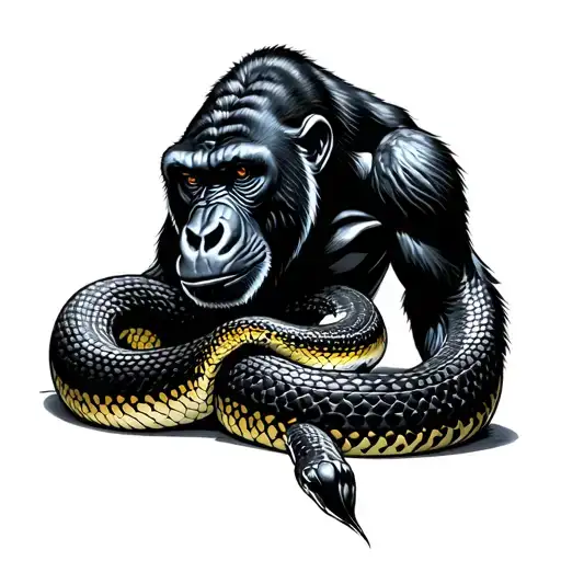 Gorilla Snake Jaguar