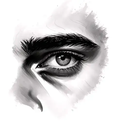 I Guarantee With Black Shadows Around 3D His Eyes He Merging With My Exclusive