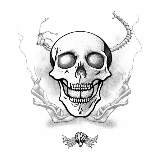 Skeleton Hang Loose Sign