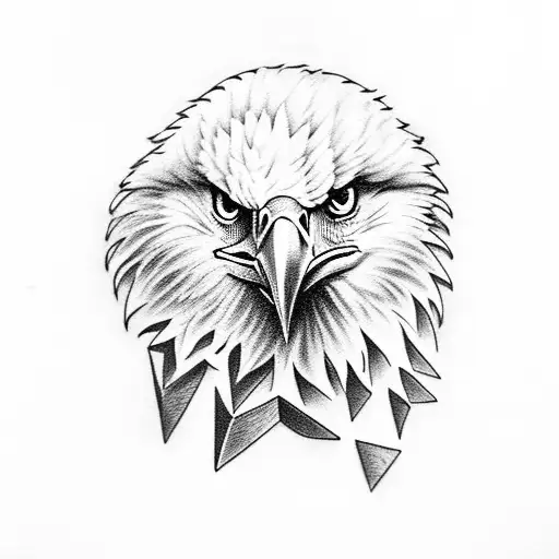 Eagle Clutching A Wrench