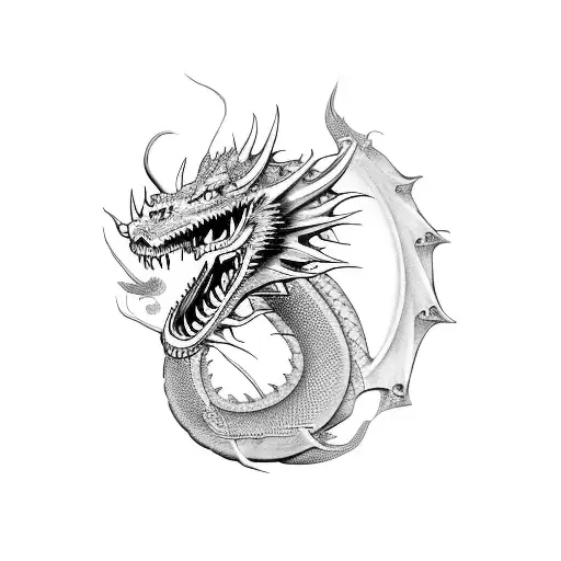 Dragon Tattoo Oriental
