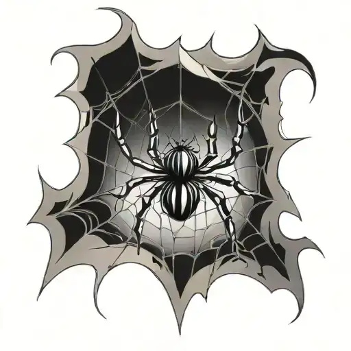 Spider With Spiderweb