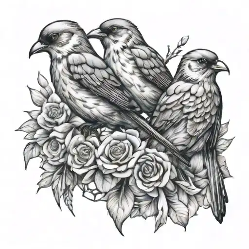 Brids In Manorial Of A Lost Daughter