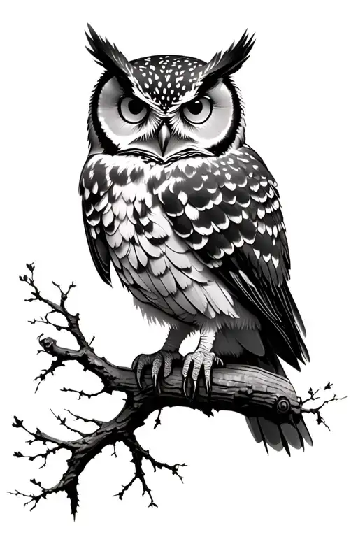 Owl Perched