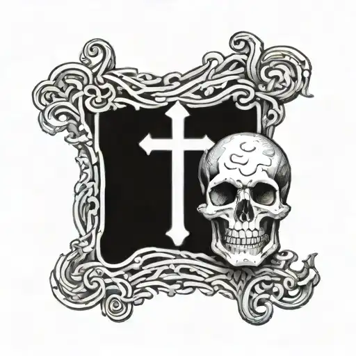 Cross And Skull Small