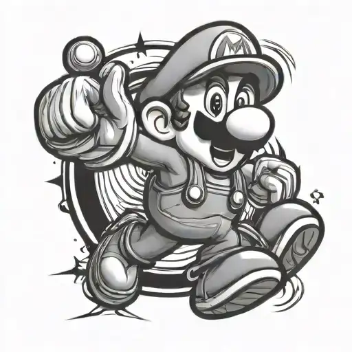 Initials Dk Mario