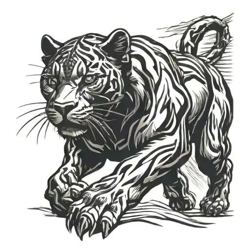 Black Panther Walking