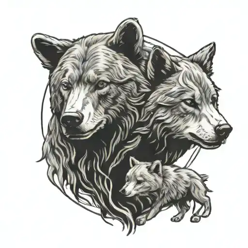 Little Bear And Wolf