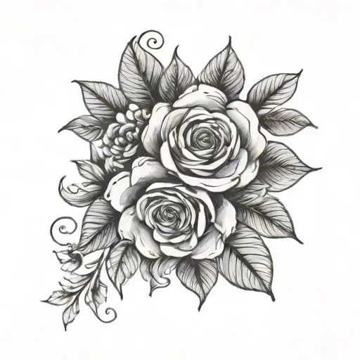 July Floral Wrap My Arm