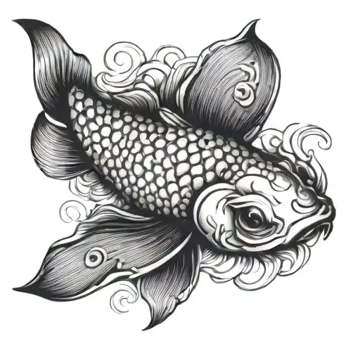 Koi Fish Transforming
