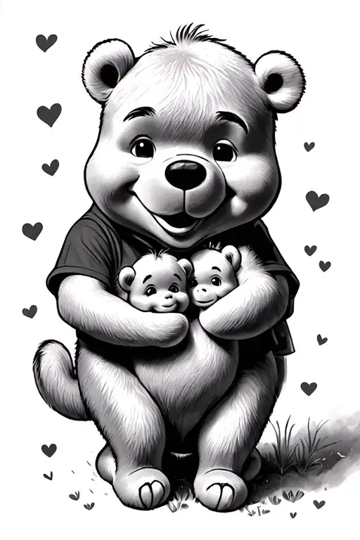 Winnie The Pooh And Friend