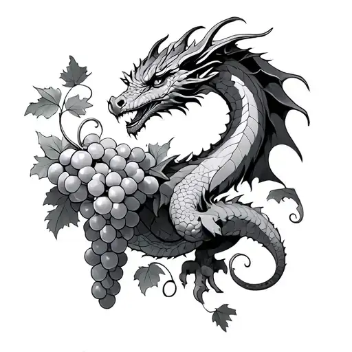 Dragon And Grapes