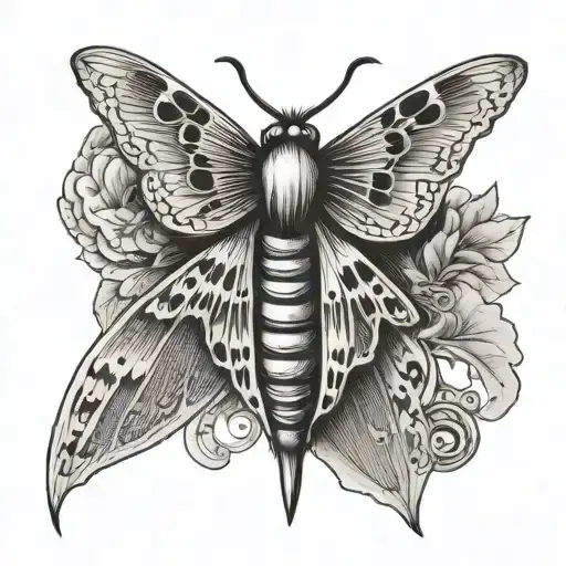Dagger Moth Gothic Style