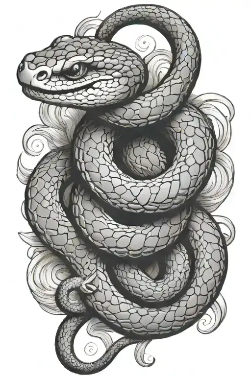 Japanese Style Snake