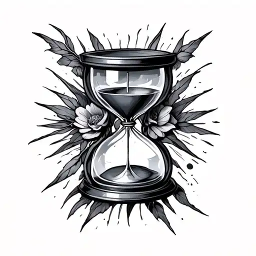 Memento Mori Hourglass