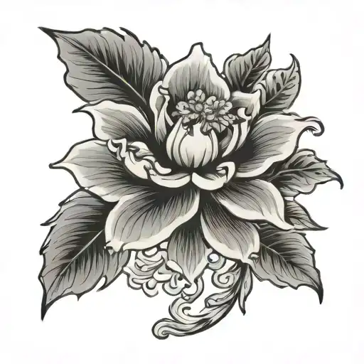 Chinese Porcelain Flower