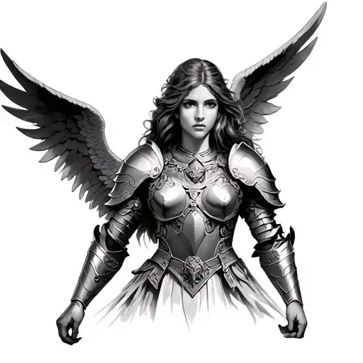 Angel With Armor