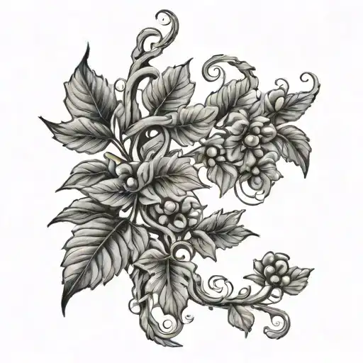 Vine Tattoo With Dates 10 10 2000