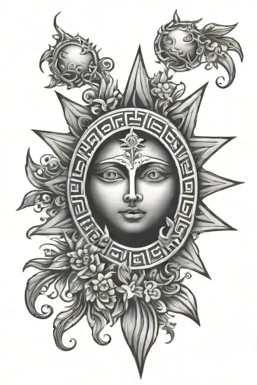 Sun And Star Greek