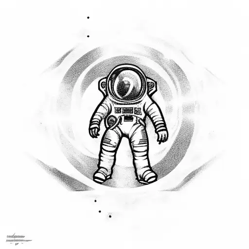 Astronaut In Space Quasar