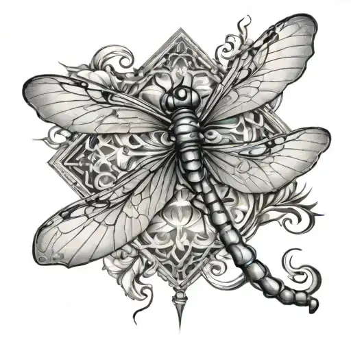 Dragon Fly Metatron's Cube