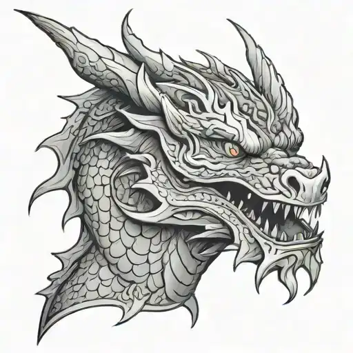 Dragon On Neck