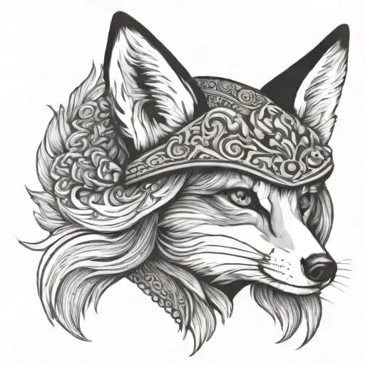 Woman With Fox Hat
